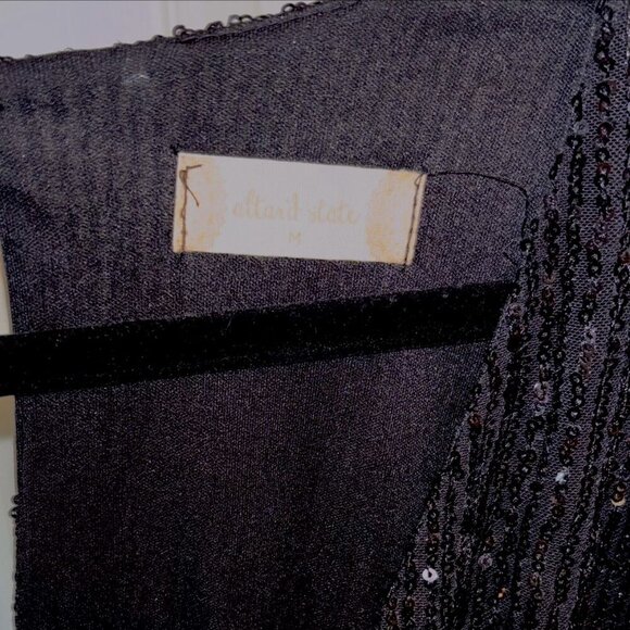 Altar’d State, Black Sequin Dress Size M - Picture 2 of 7